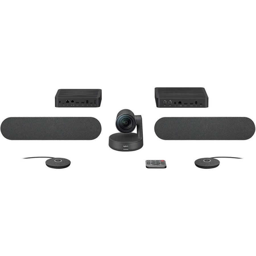 Logitech Rally Plus Conference Room Bundle | Entry-Level Professional Video Conferencing