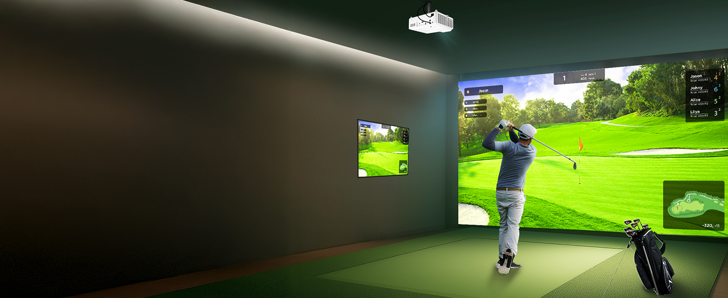 High-Tier Projector and Screen Bundle
