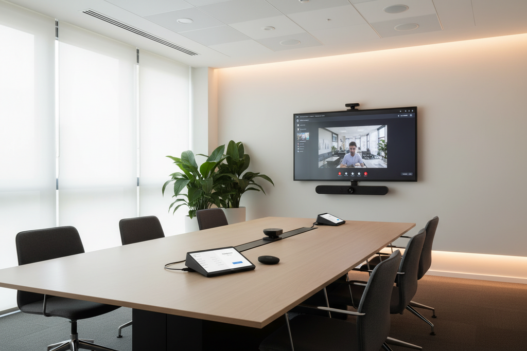 Logitech Rally Bar Mini Premium Huddle Room Bundle | Small-Medium Rooms