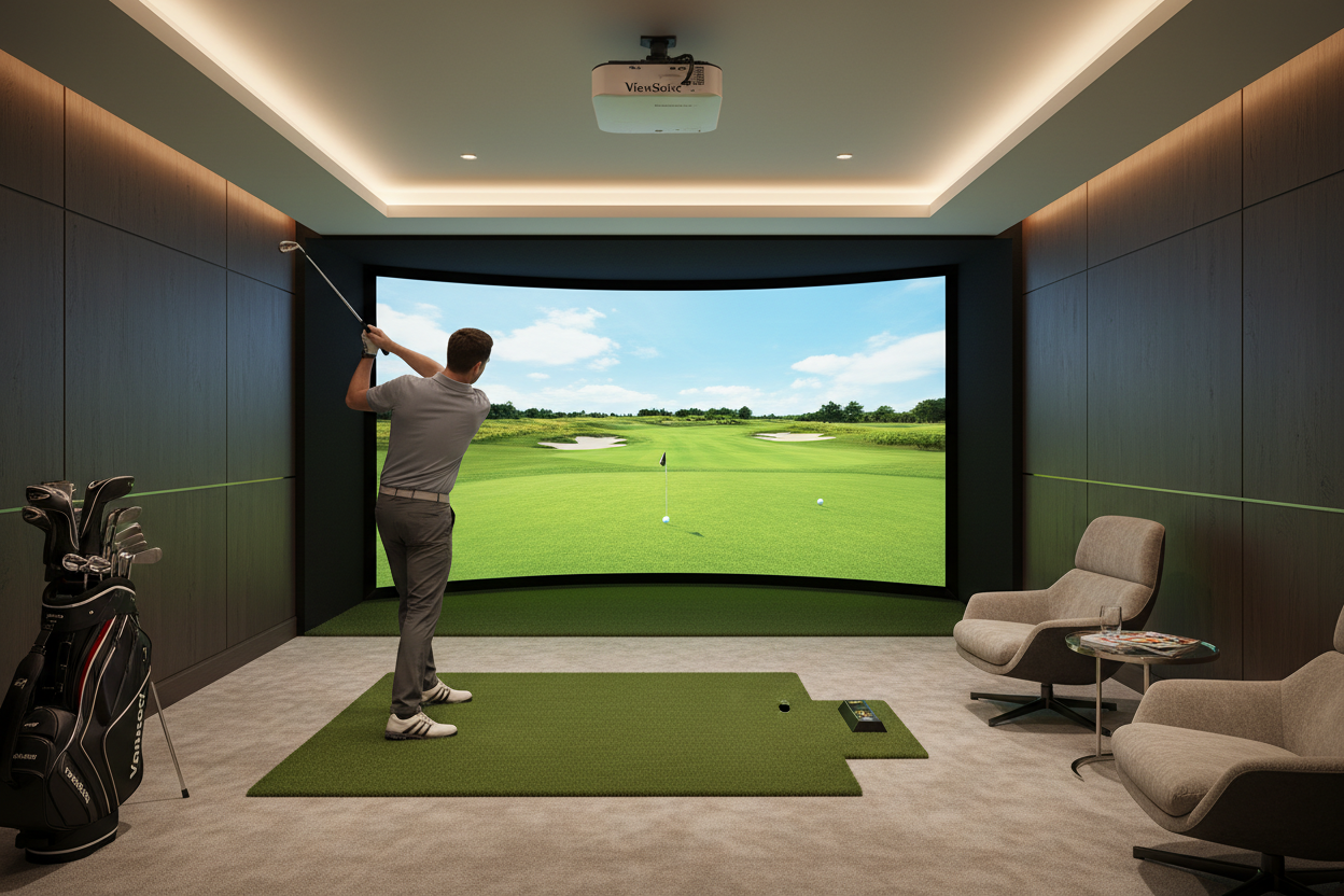 PRJ-003 Golf Simulator Lifestyle